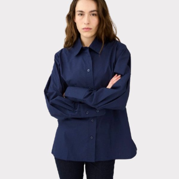 Ivy Filippa Essential Shirt Navy 600 600 (1)