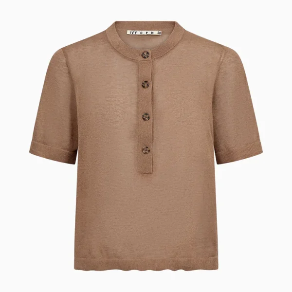 IvyCopenhagenAvaPlacketKnitT-Shirt-Khaki_720x