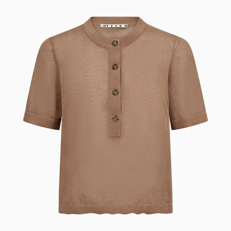 IvyCopenhagenAvaPlacketKnitT-Shirt-Khaki_720x