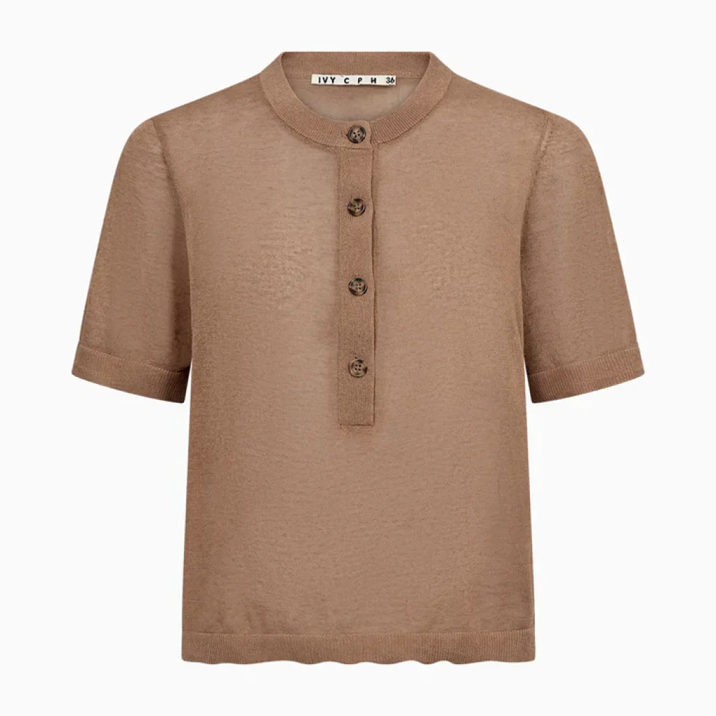 IvyCopenhagenAvaPlacketKnitT-Shirt-Khaki_720x