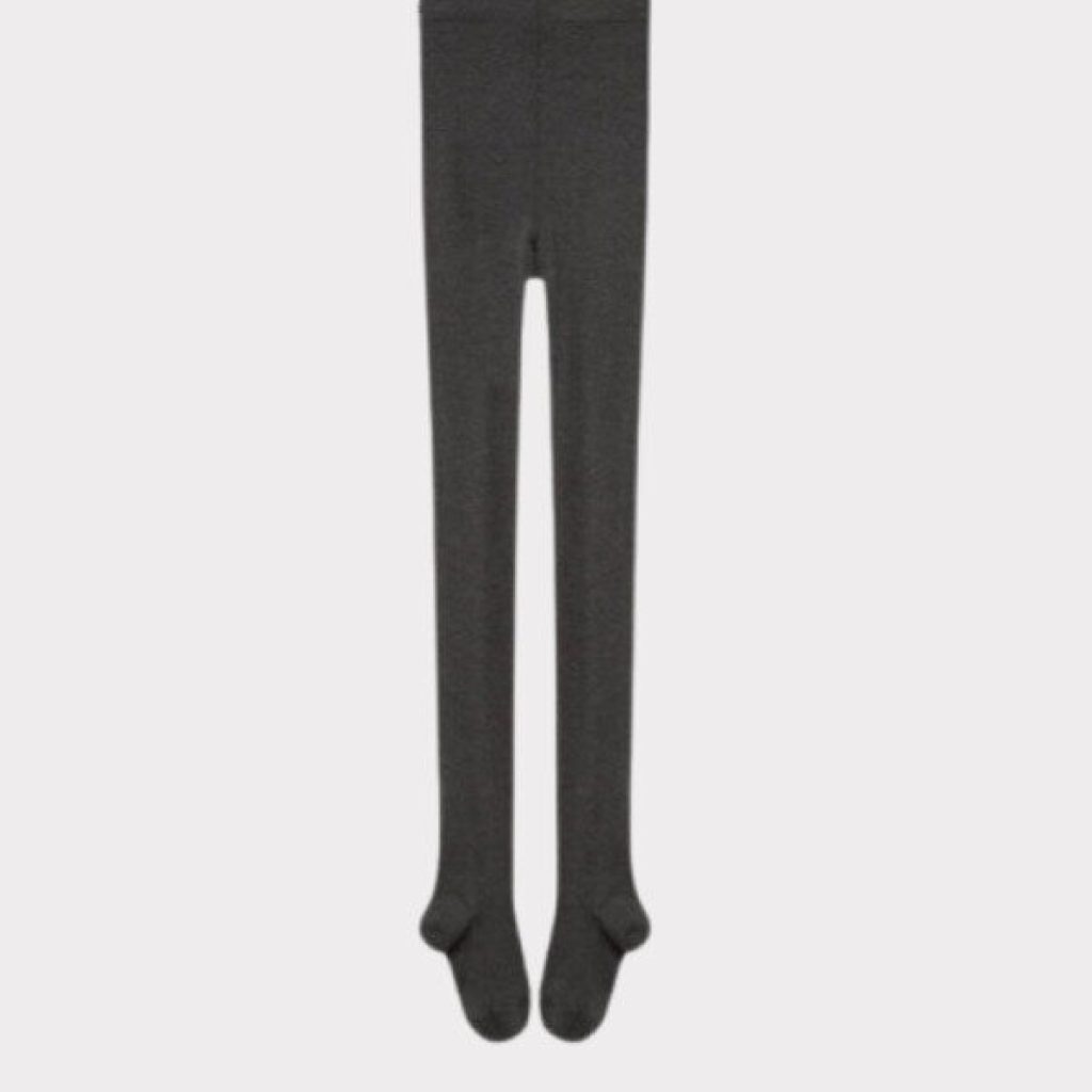 Plisse Piscata Panty Hose Grey