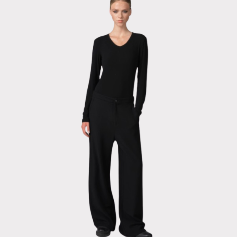 Transit Pants Wide Legs Black