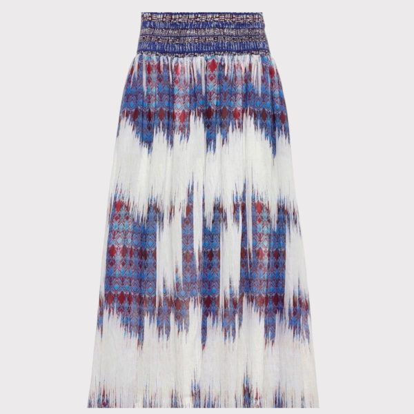 devotion twins saffron linen skirt