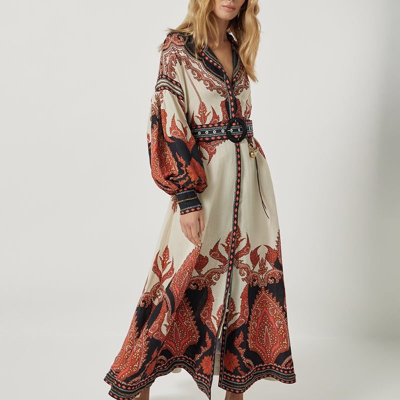 scarlett poppies florista long dress