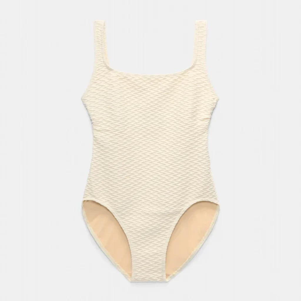 Paula Beachwear Poppy wave Ivory